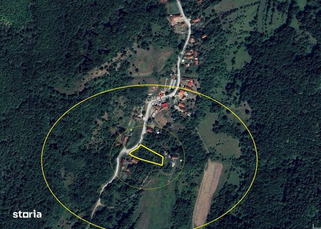 Teren intravilan 809mp sat Căoi ideal pentru casă, cabană acces asfalt-2
