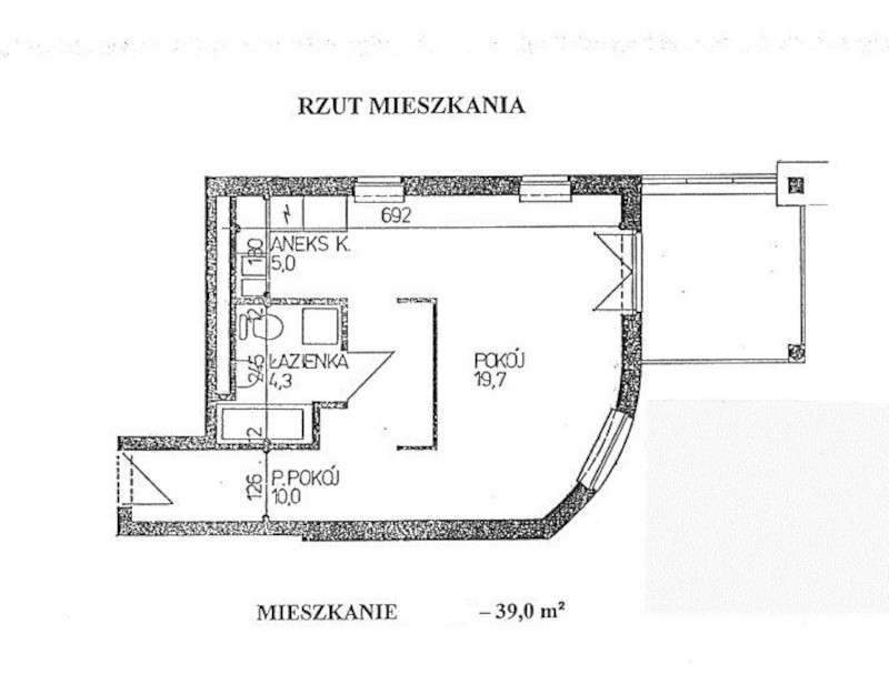 Słoneczne 39m | duży balkon | obok parku i PST | 1. piętro-19