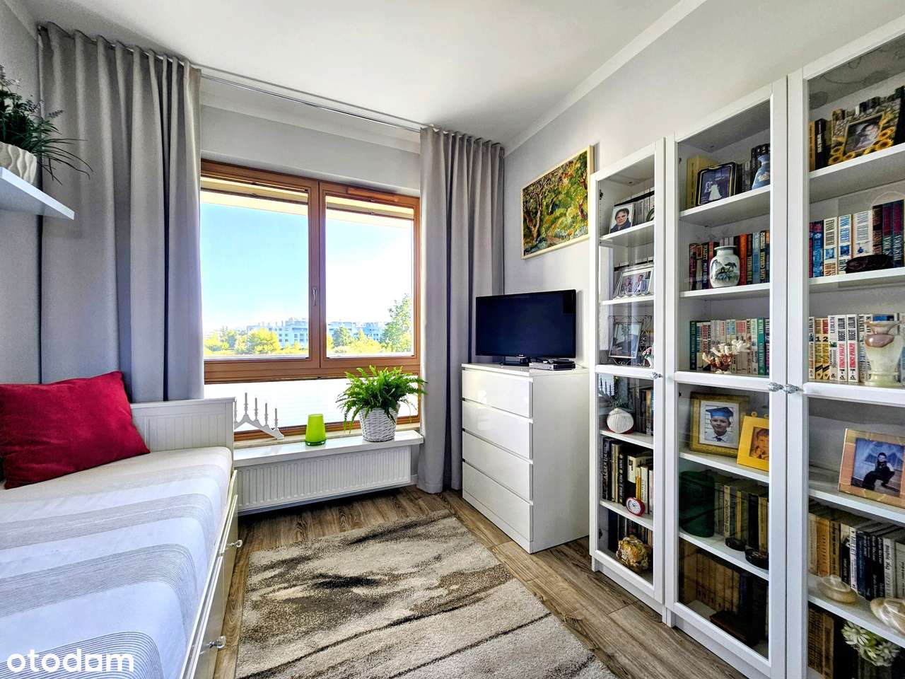 Ciche mieszkanie 47 m2- dwa pokoje. Duży balkon. Zieleń. Warszawa-8