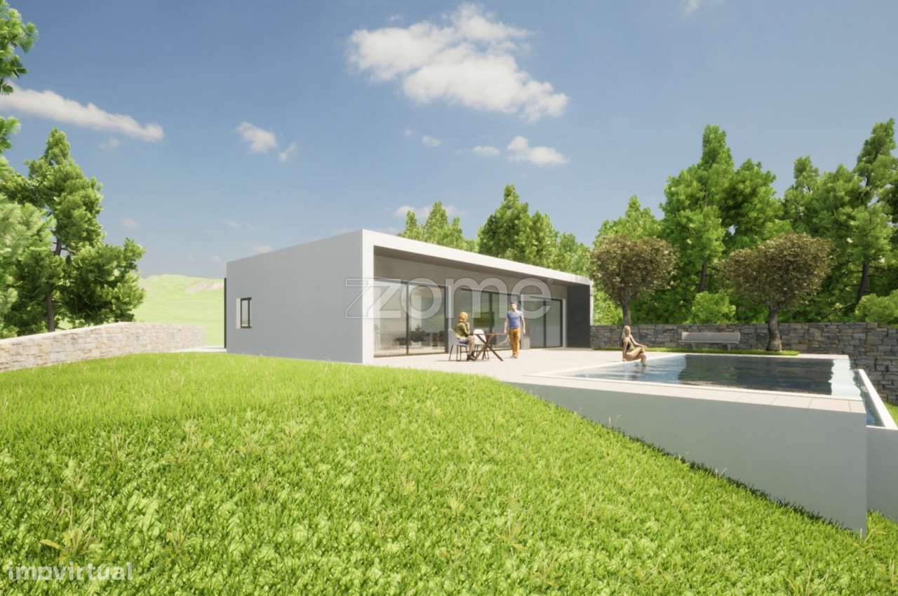 Moradia Térrea Moderna com Piscina Infinita | Alvaiázere - Grande imagem: 2/10