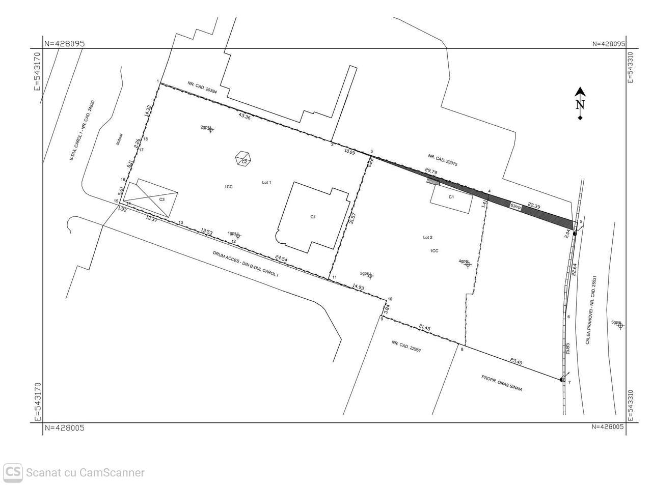 De vanzare - Teren intravilan 3614mp situat pe Bd. Carol I 25-5