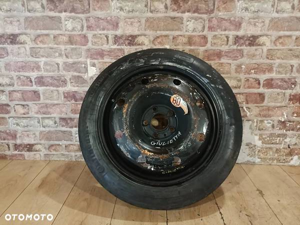 KOŁO DOJAZDOWE 125/80/17 5x110 ET25 ALFA ROMEO GIULIETTA 2010- ROK - 1