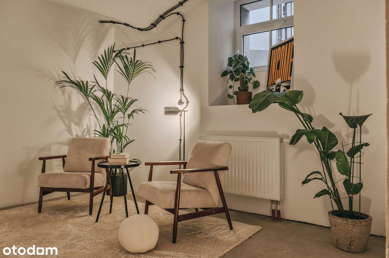 Dwupoziomowa przestrzeń w zrewitalizowanej kamienicy na Kamionku-5