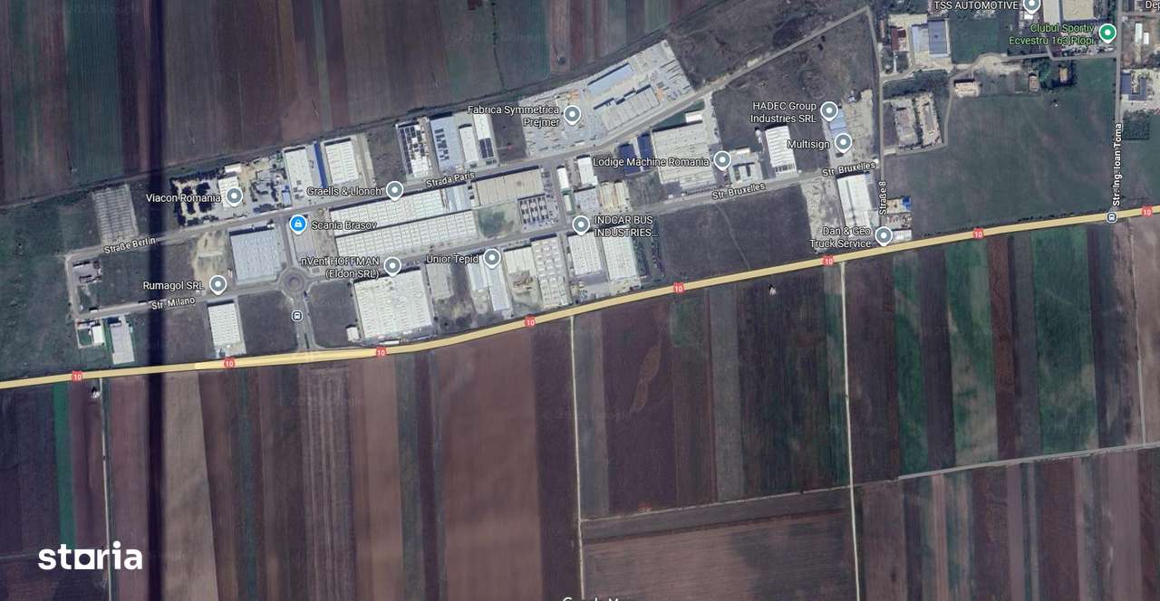 Teren 11600 mp, front asfalt DN10-1