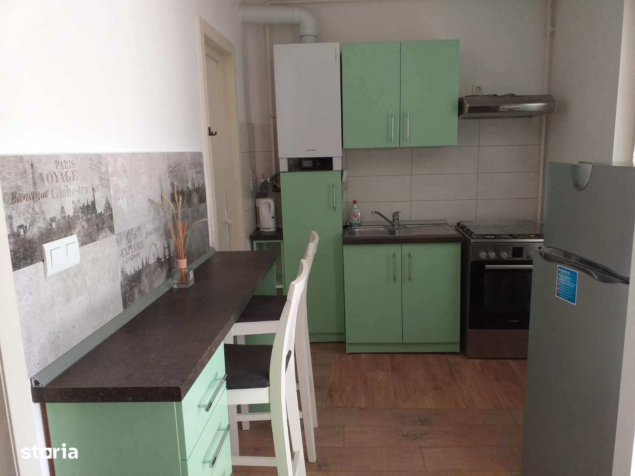 Vand apart. 1 cam, complet mobilat, Tg. Mures, Bloc nou, Centru-3