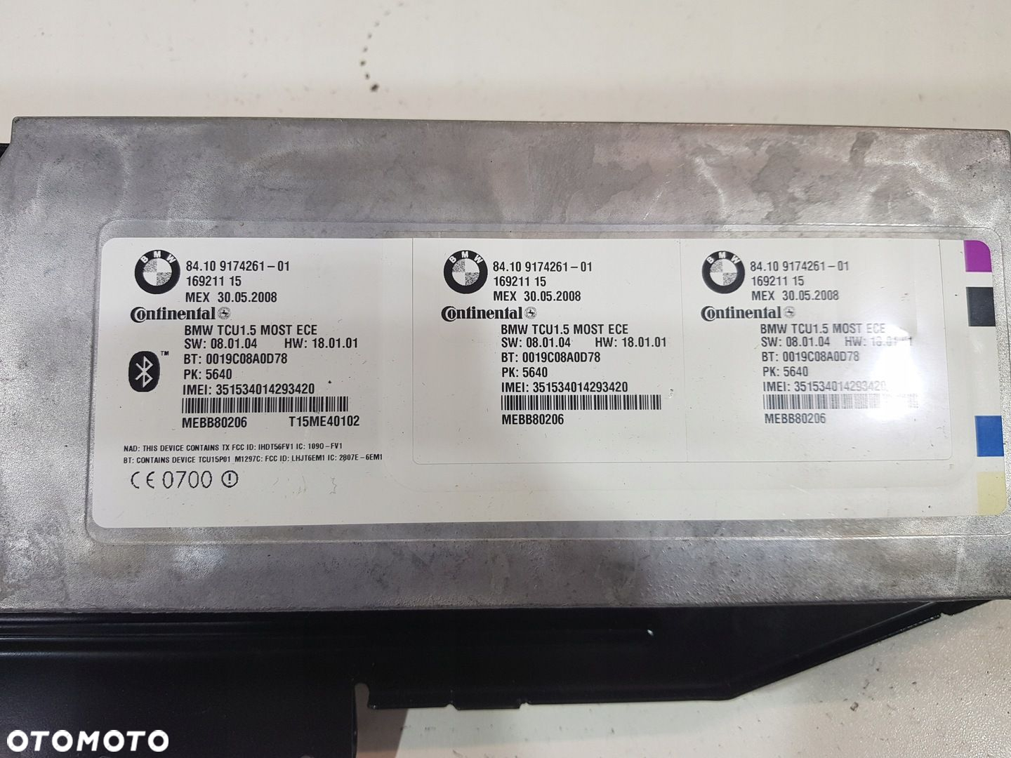 BMW X5 E70 MODUŁ BLUETOOTH 9174261 3.0D - 2