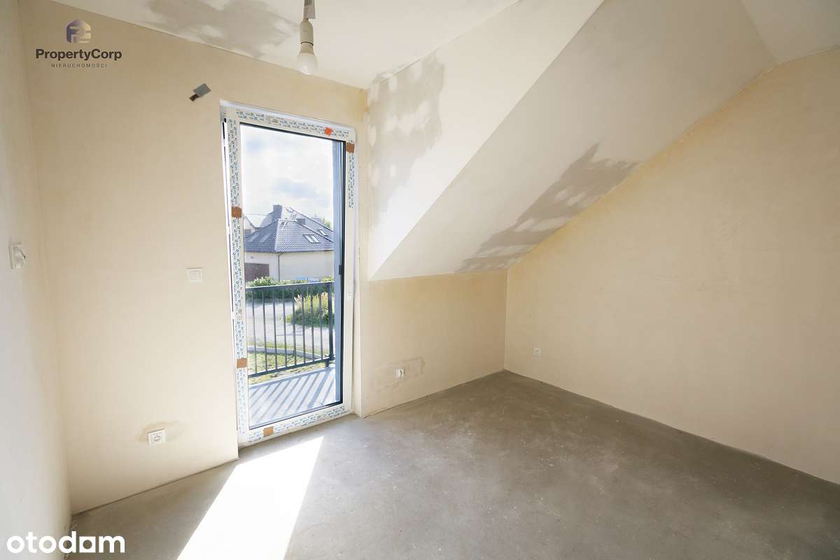 Dom w zabudowie bliźniaczej | Stan deweloperski | Garaż | Duży ogród-6