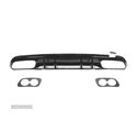 DIFUSOR PARA MERCEDES W205 C205 COUPE AMG 14- LOOK C43 PRETO - 4