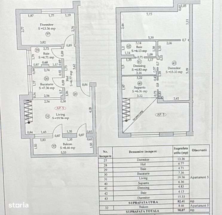 Apartament 3 camere, 2 bai - Ansamblul Davinci - Comision 0%-15