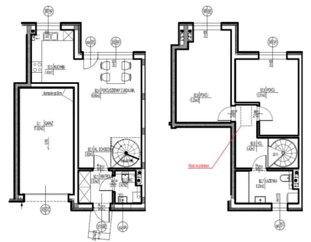 Dwupoziomowy segment 75m z garażem + ogródek 58 m Józefoslawiu!-19