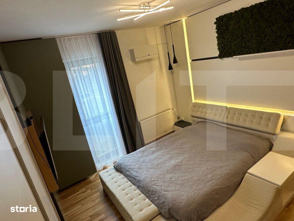 Apartament super finisat, ansamblu privat, 3 camere, 91 mp, zona Campu