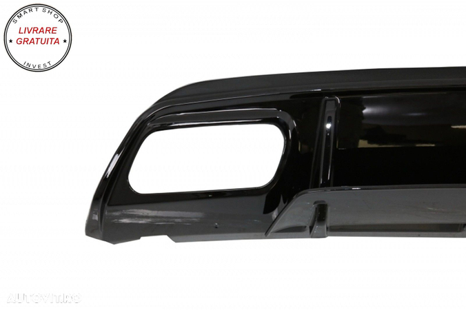 Difuzor Bara Spate Editie Neagra cu Ornamente Evacuare MERCEDES A-Class W176 (2012- livrare gratuita - 4