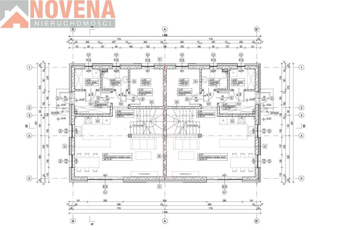 Dom w stanie deweloperskim-Lokalizacja-0%Pcc-17