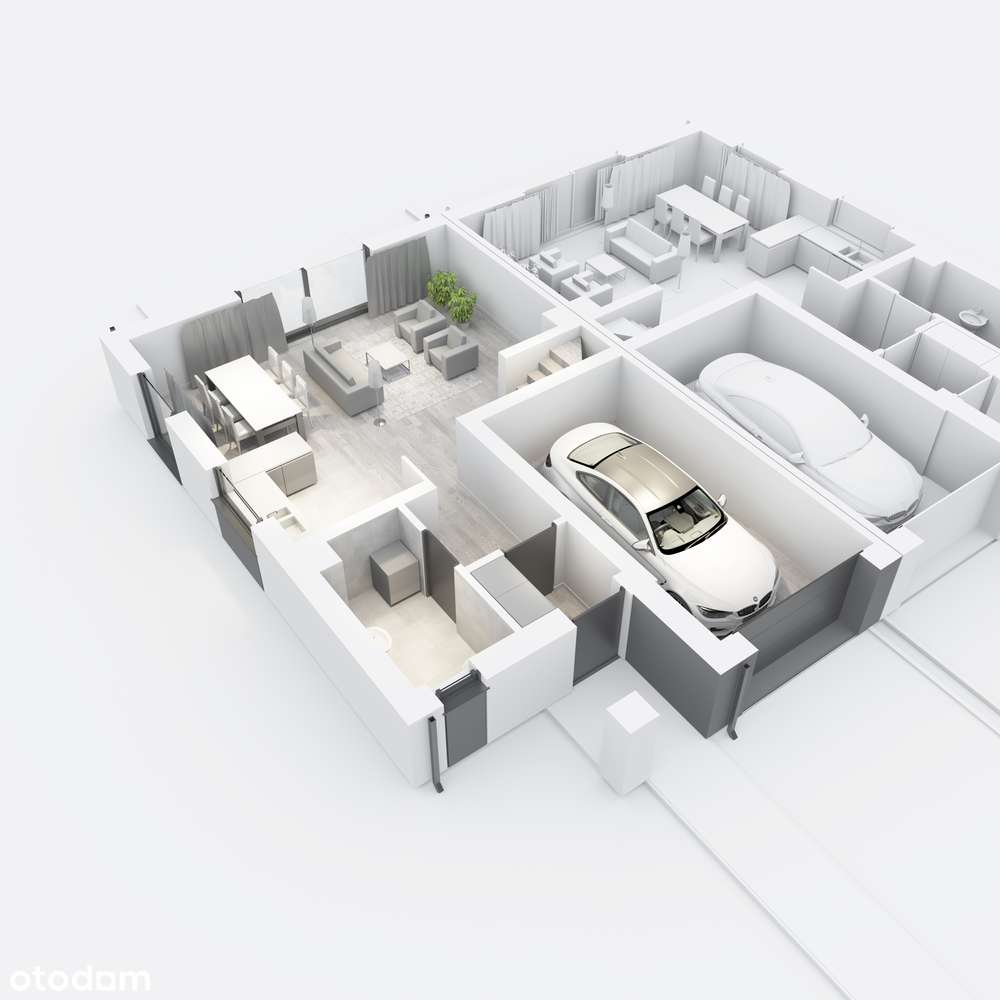 GOTOWY DO ODBIORU!!! DOM JEDNORODZINNY DWULOKALOWY Z GARAŻEM 127,18M2 - Pełny obrazek: 4/9