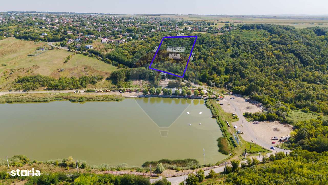 Investiție Unică: Teren de Vânzare 11.330mp pe Lacul Aroneanu - Iași - Imagine principală: 3/6