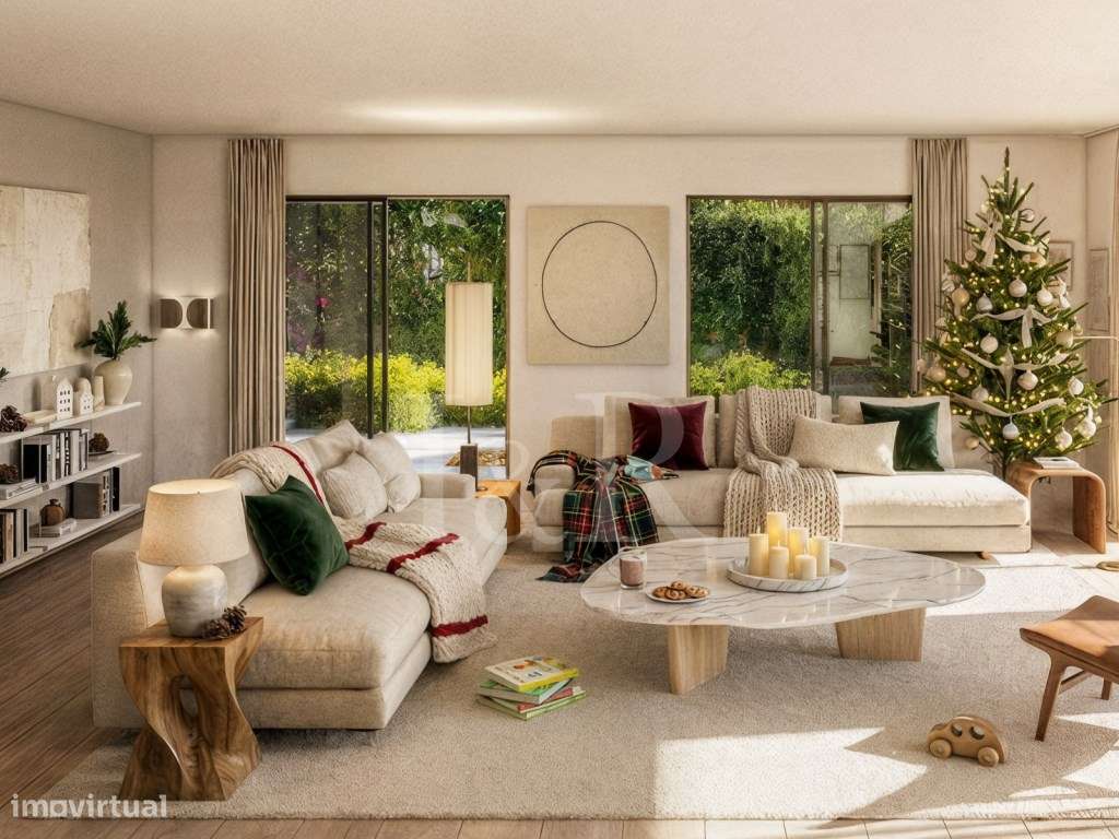 Villa T4 com piscina privativa e jardim, Capuchos, Caparica - Grande imagem: 2/31