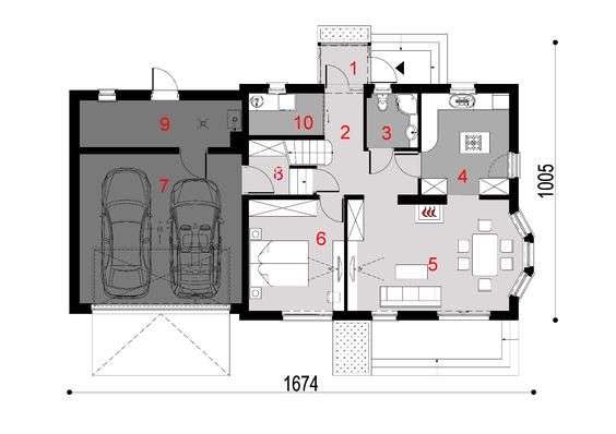 Dom w Piotrkowiczkach – otoczony zielenią - Pełny obrazek: 5/5