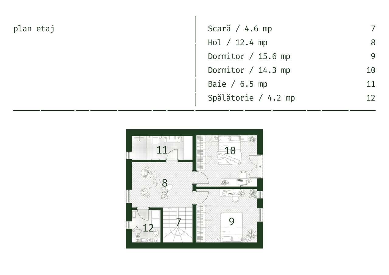 Casa ANDERS, 648 euro/mp, Cartier Colina Park ZMO,nZEB+Bonus 2 parcari - Imagine principală: 4/13