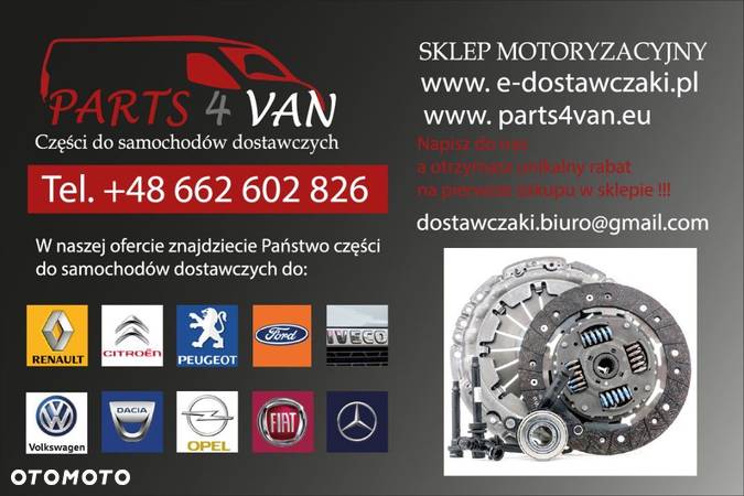 Stacyjka z wkładką kostką i kluczami komplet do samochodów Renault Master Opel Movano parts4van - 3