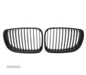 GRELHAS FRONTAIS PARA BMW E81 E82 E87 E88 07-12 PRETO MATT - 3