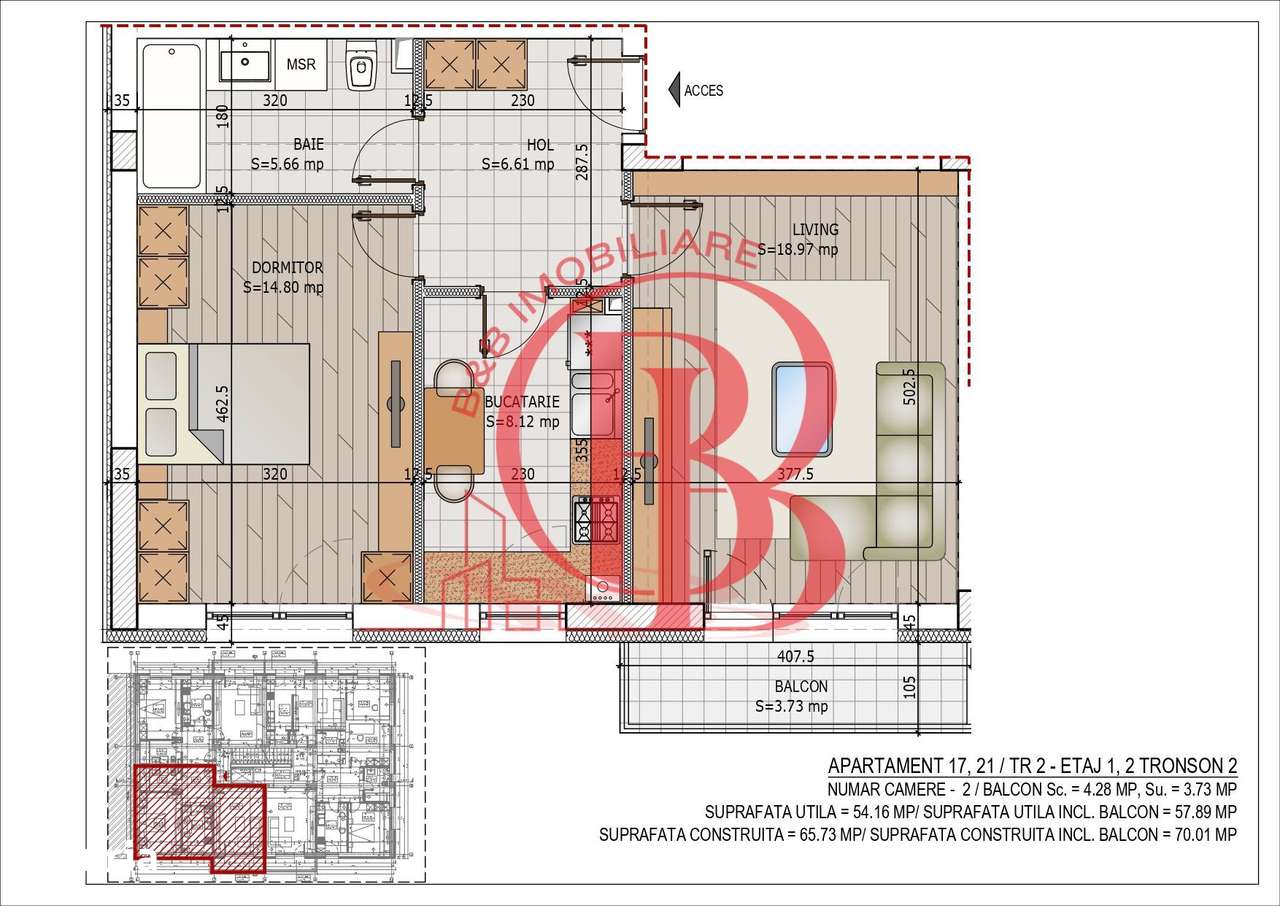 Apartament Pallady 2 camere Pret Credit Ipotecar avans 15%