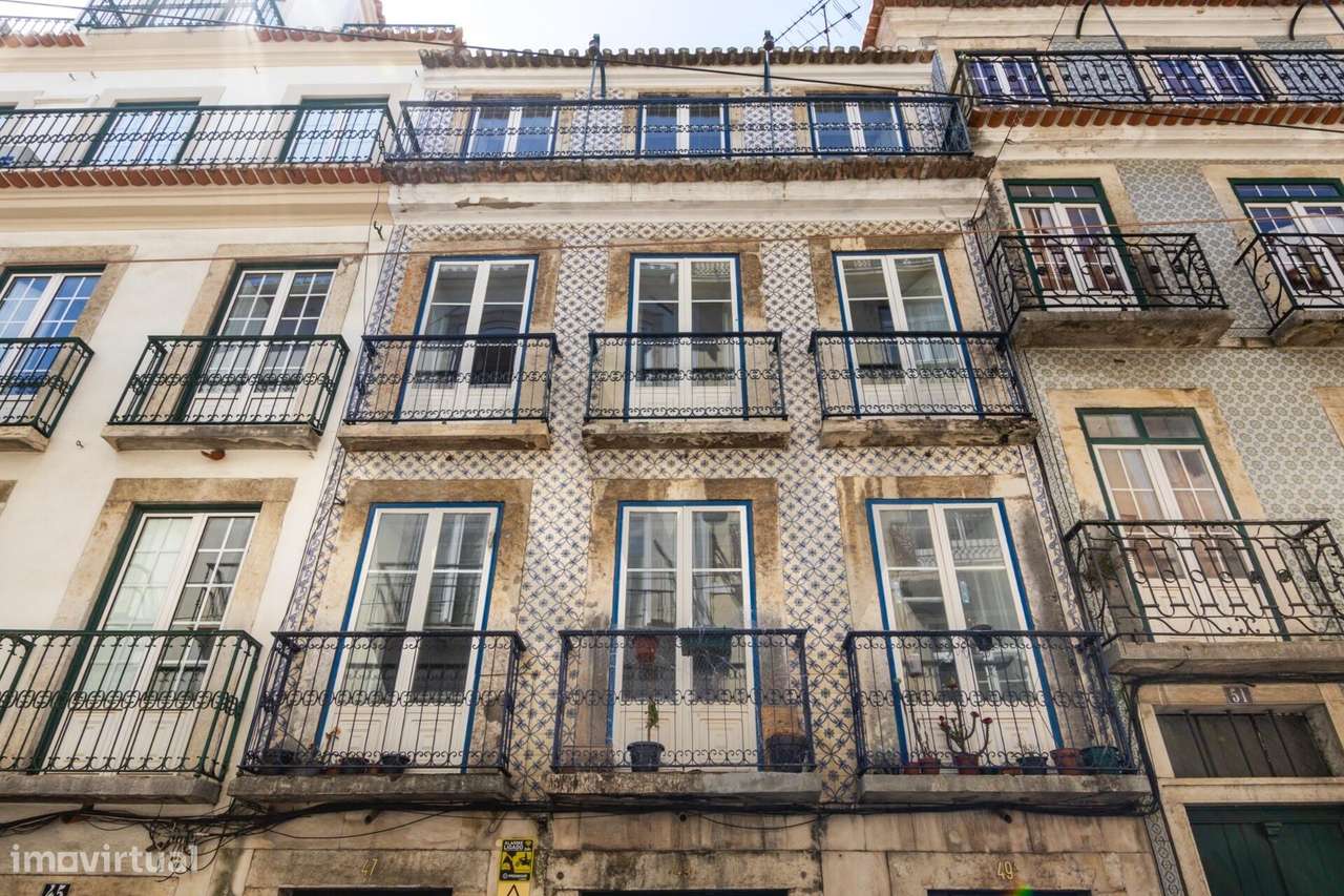 T2+1 com varandas na Rua dos Poiais de São Bento, lisboa, em Prédio Po-20