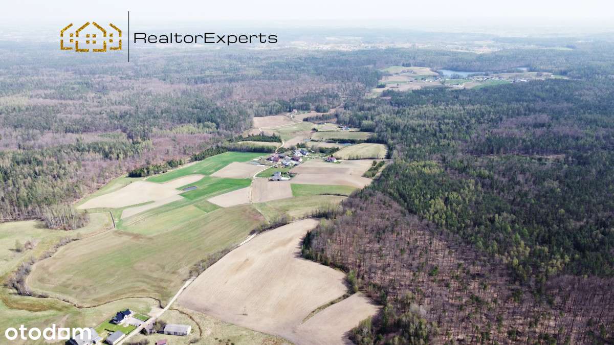 Pięć działek budowlanych na Kaszubach - super cena-8