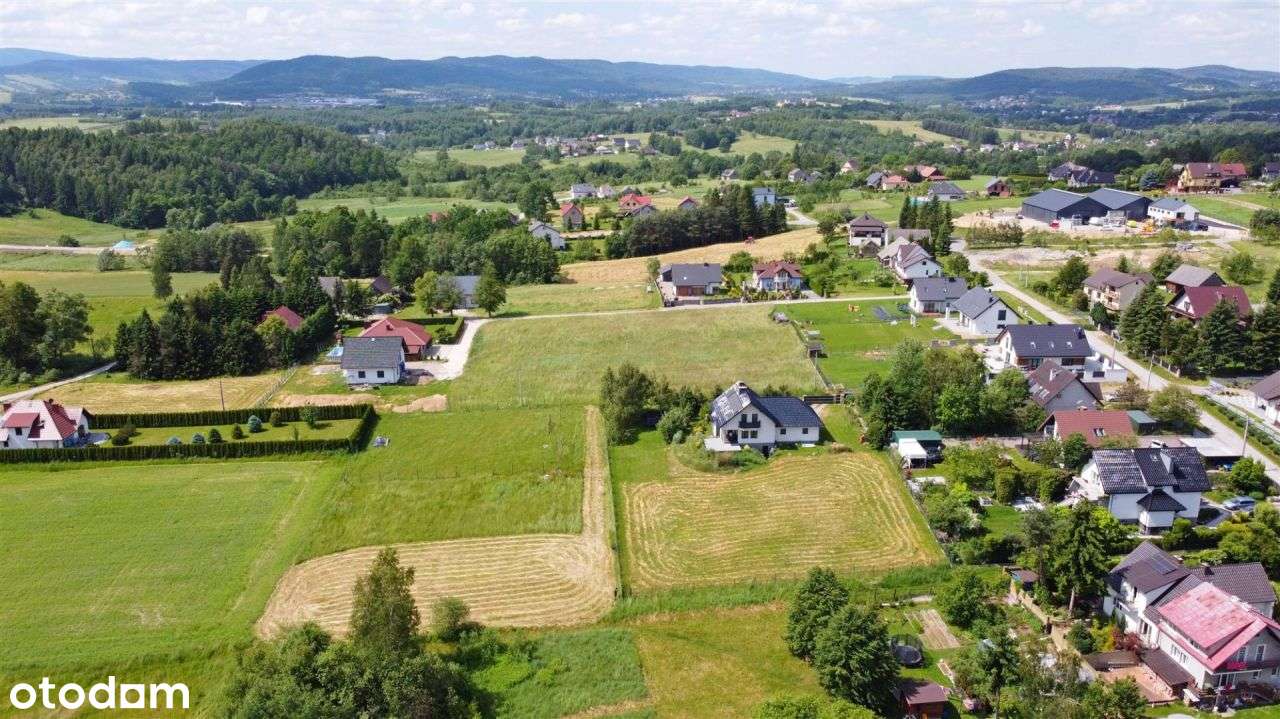 Działka budowlana 904 m² – media na działce.-2