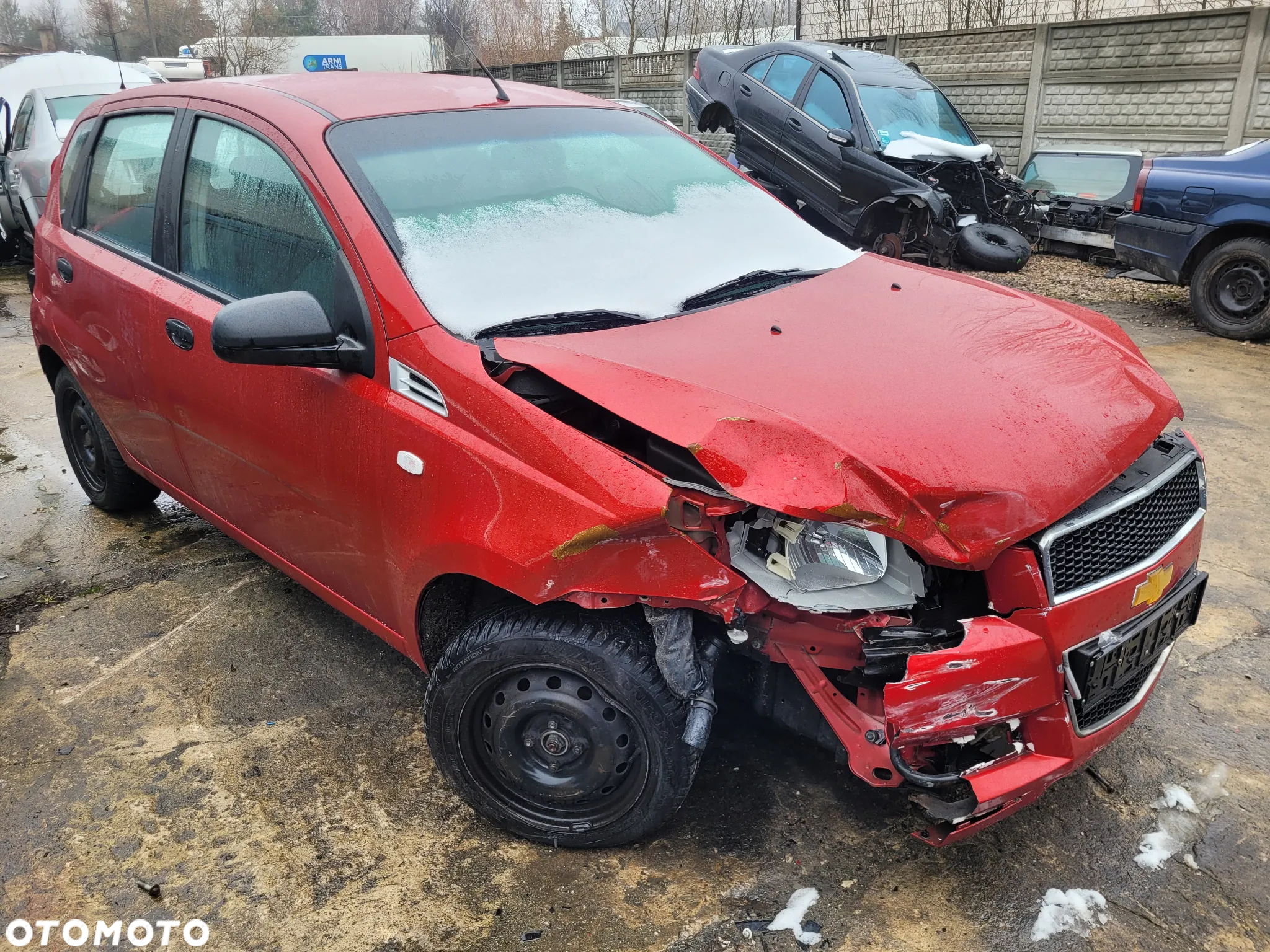 CHEVROLET AVEO II 2 T250 maska pokrywa silnika klapa bagażnika zderzak lampa reflektor pas przedni stop lampy - 2