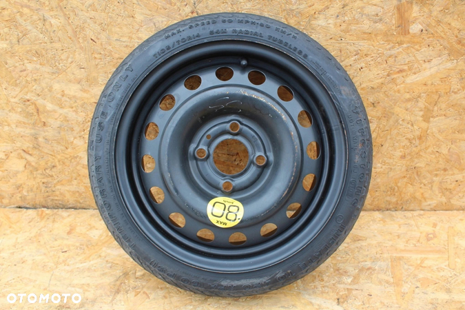 Koło dojazdowe 14" 4x100 zapasowe NISSAN MICRA - 1