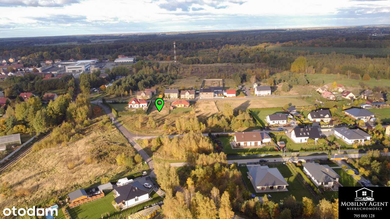 Na sprzedaż działka budowlana – Małomice, ul. Szkolna-10