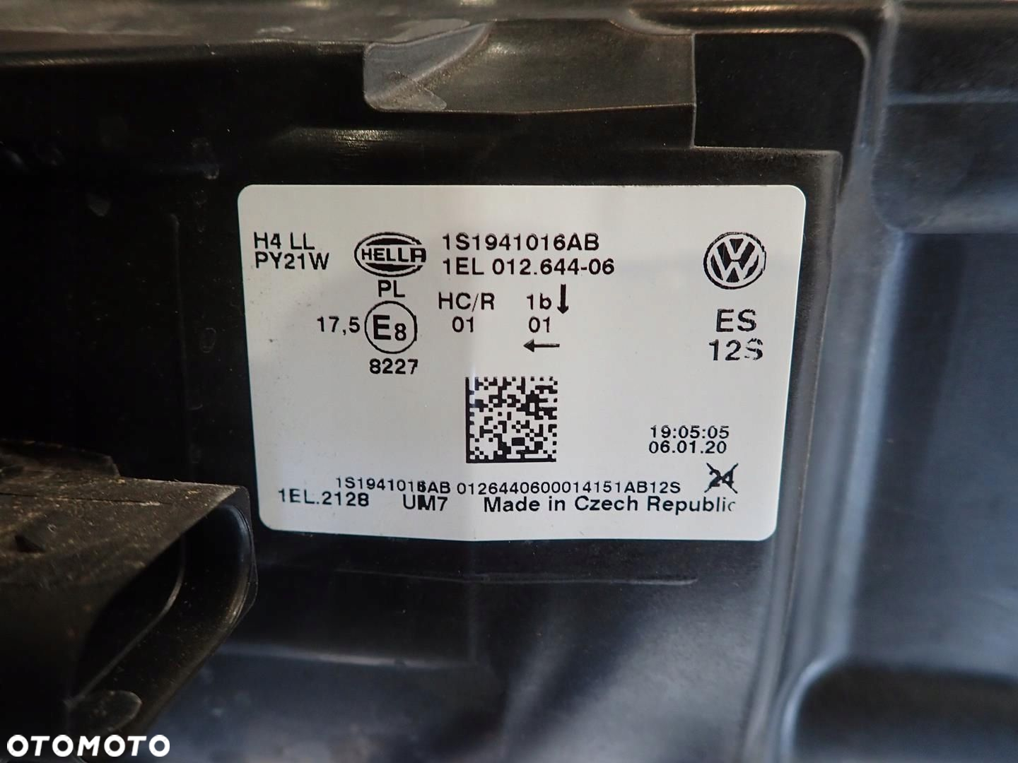 Lampa przód przednia prawa VW UP LIFT 2016- 1S1941016AB - 3