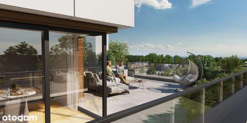 Apartament Wypoczynkowy Jastrzębia Góra z tarasem-4