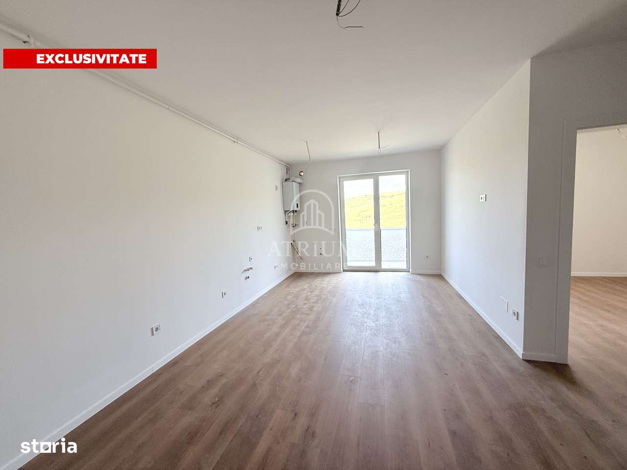 Apartment finisat 3 camere, bloc nou, zona Apahida