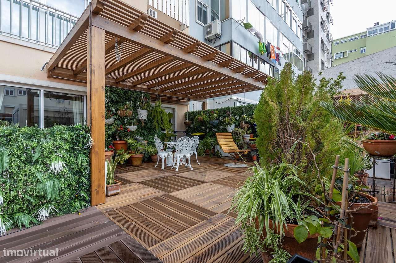 T2 Exclusivo com Amplo Terraço em Alvalade – Lisboa - Grande imagem: 2/18