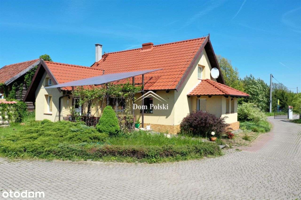 Dom na Mazurach 900 M od jeziora – duża działka-17