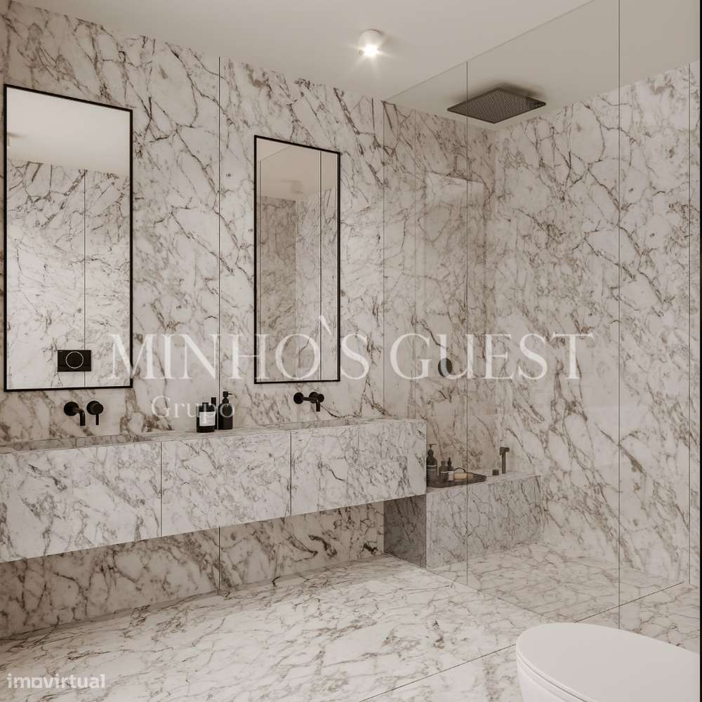 Apartamento T3 de Luxo em Fraião Braga-22