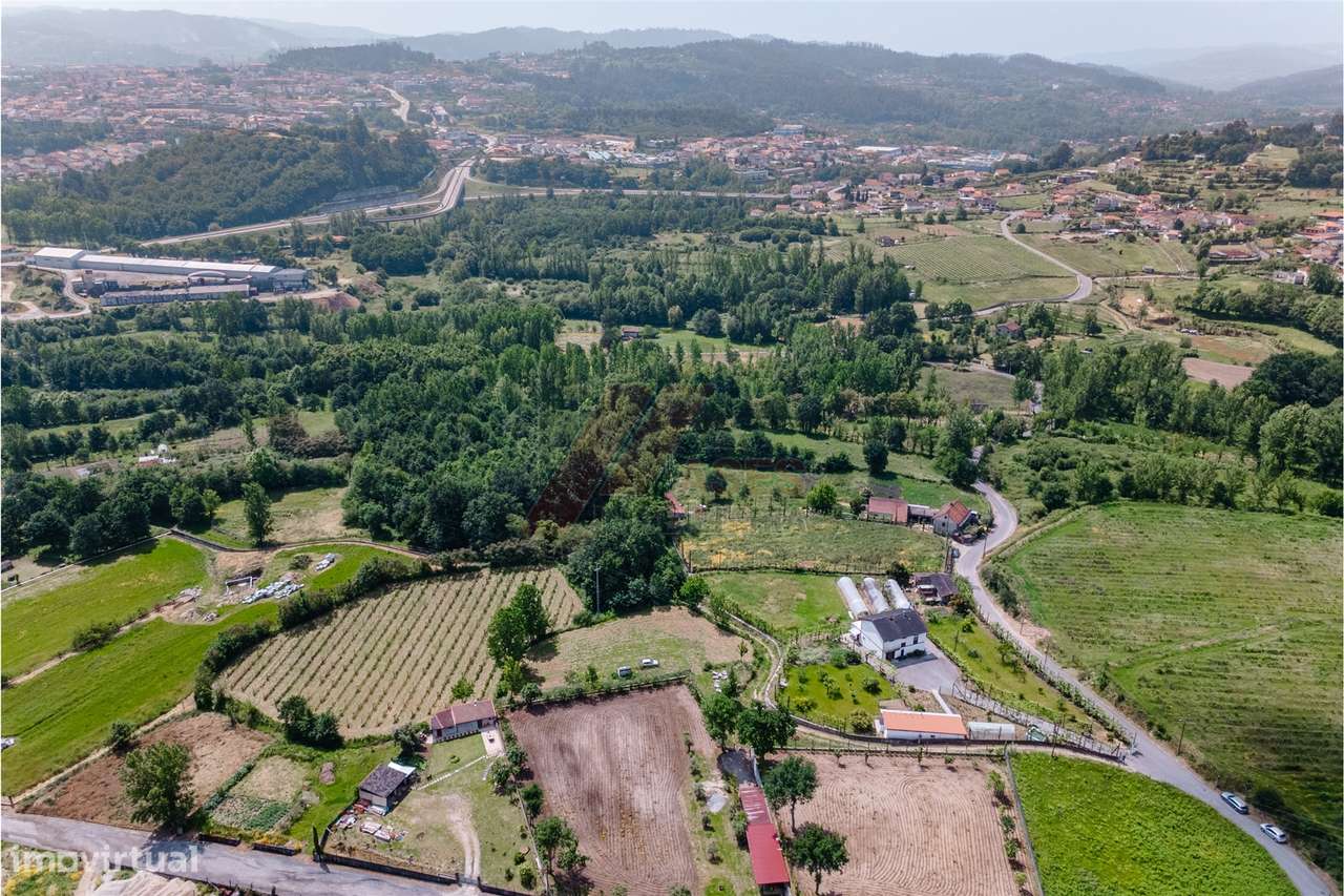 Terreno a 3 km do Centro de Fafe com Vinha e Nascente em Golães- Fafe! - Grande imagem: 5/10