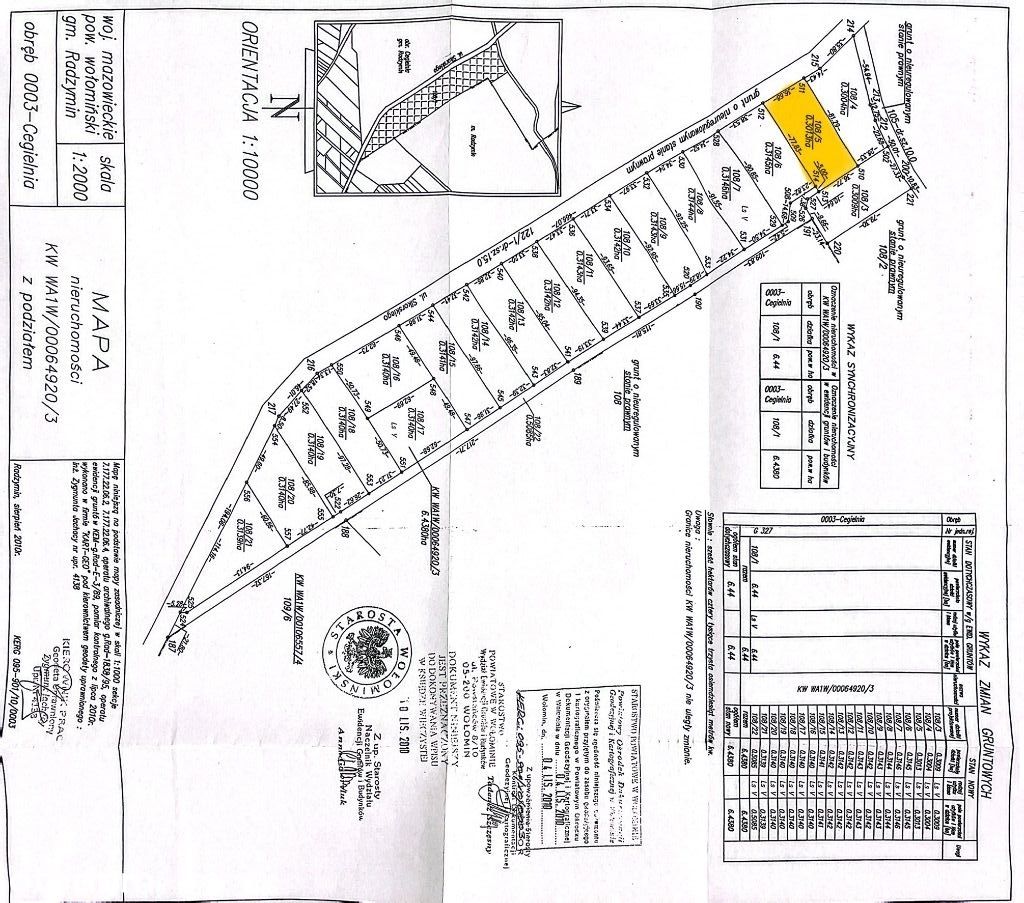 Sprzedam działkę Radzymin Cegielnia 3013m2