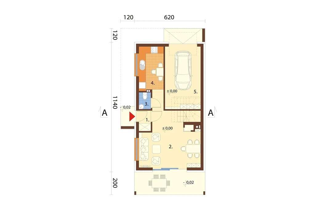 Działka z pozw. na budowę, projekt Inovia, j. Białe-15
