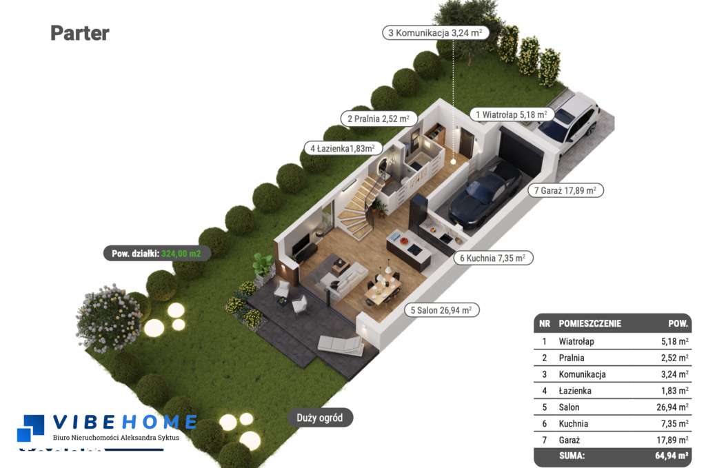 ✔Ostatni bliźniak w sprzedaży 200 m2+poddasze użyt - Pełny obrazek: 3/7