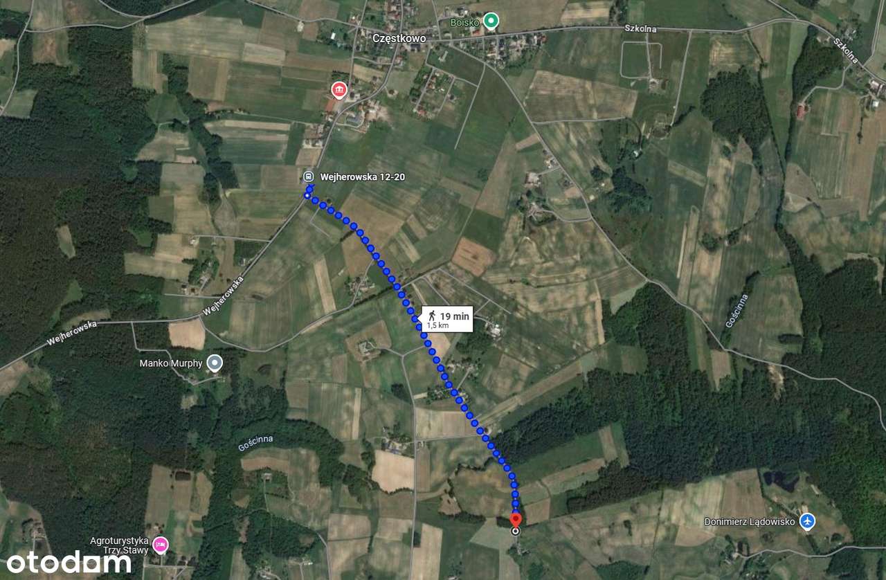 Działka siedliskowa, wydane Warunki Zabudowy-8