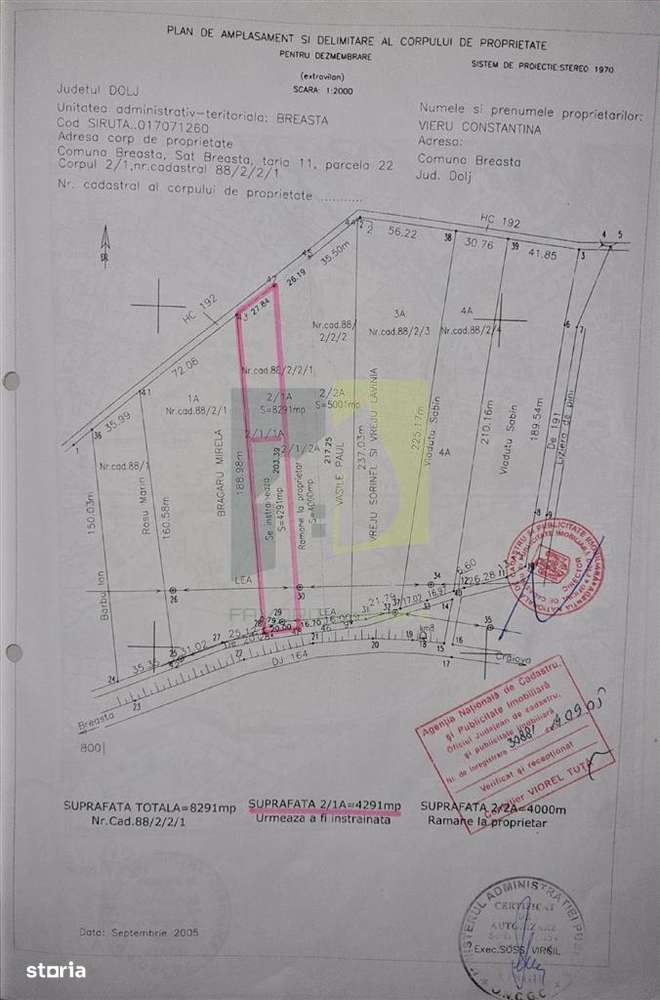 Teren in Breasta - parcelabil -COMISION 0%-6