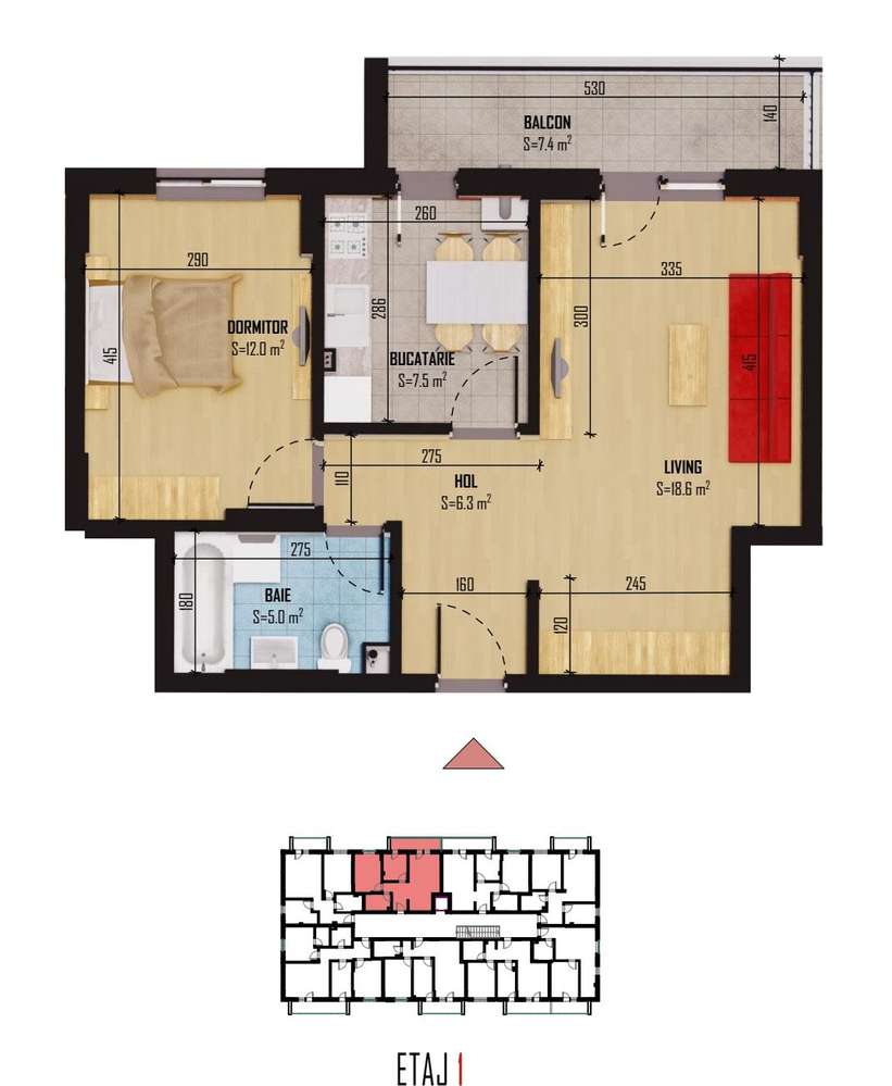 Locuință Modernă pe Arteră Principală–2 Camere in Bloc Nou-Bragadiru-7
