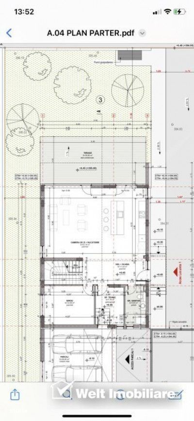 Casa individuala, Dambu Rotund, semifinisata, orientare Sudica, 2 gara