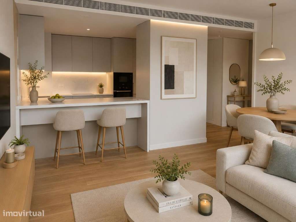 Excelente Apartamento T2, NOVO! Primeira linha do mar, com 2 estaci...-19