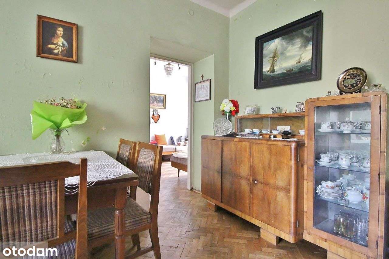 3/4 pokoje-osobna kuchnia/niska kamienica/Metro-6