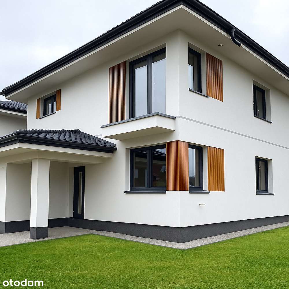 Dom 200m2 łącznony dwustanowiskowym garażem, na 750m2 działce!-0