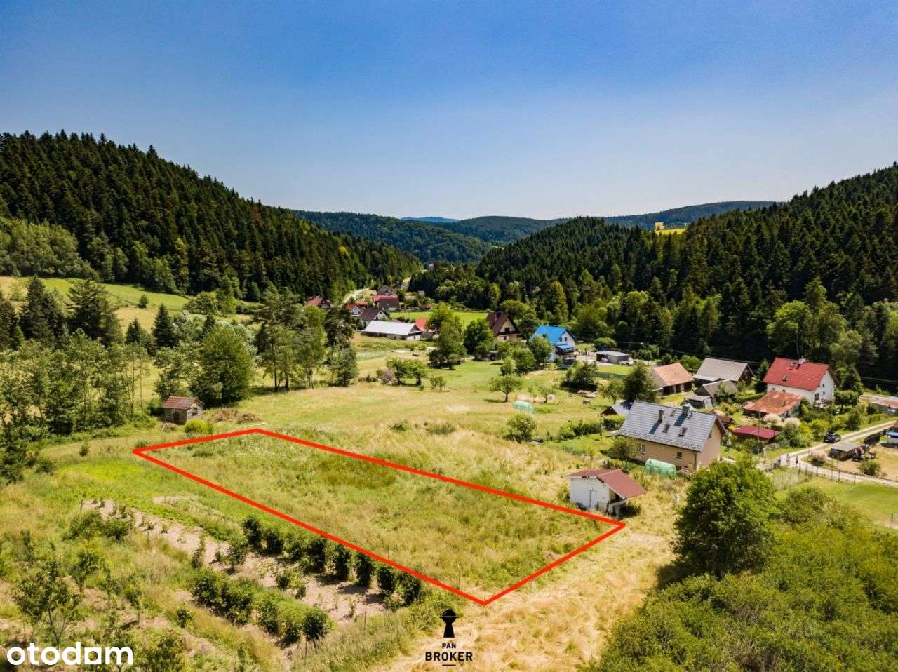 Malownicza ustawna działka przy Krynicy- Zdrój - Pełny obrazek: 4/6