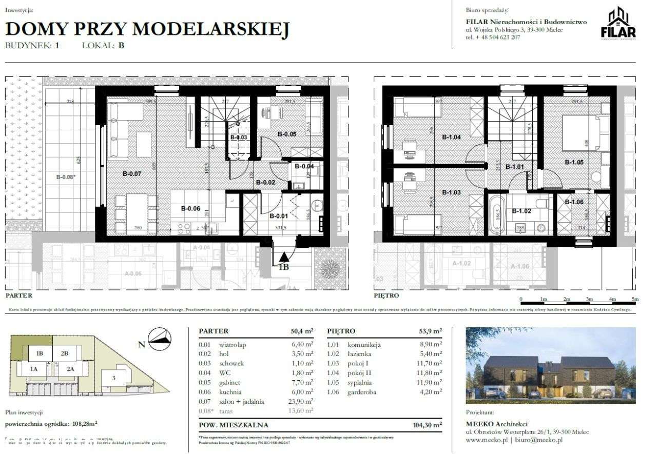 MODELARSKA ogród, parking, dwa piętra  104 mkw - ZWOLNIONA REZERWACJA!-13